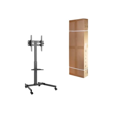 LOGILINK Display cart, 32″-55″, height adjustable, black