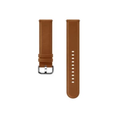 SAMSUNG Leather Strap ET-SLR82 - Uhrarmband für Smartwatch - weiß - für Galaxy Watch Active 2