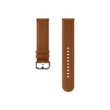 SAMSUNG Leather Strap ET-SLR82 - Uhrarmband für Smartwatch - weiß - für Galaxy Watch Active 2