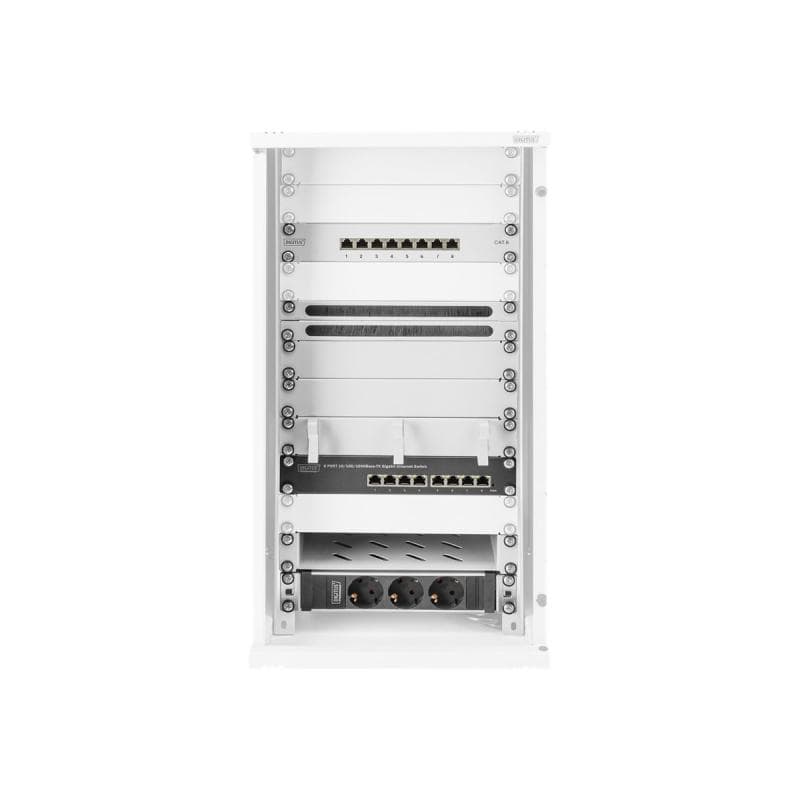 DIGITUS Netzwerk-Set 254 mm (10″)-12HE, 312x300mm (B x T)