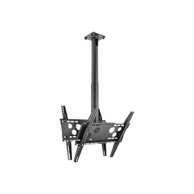 HAGOR HA DH Duo S - Deckenhalterung Back-to-Back für Bildschirme - 32-50' || max. VESA 2x400x400 ||