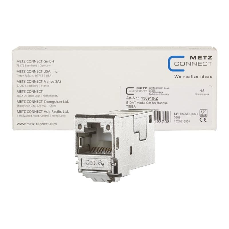 METZ CONNECT 130910-Z Drahtverbinder RJ-45 Metallisch ( 130910-Z )