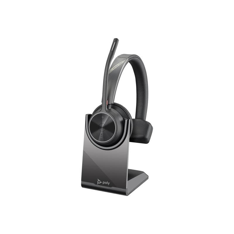 POLY BT Headset Voyager 4310 UC Mono USB-C mit Stand