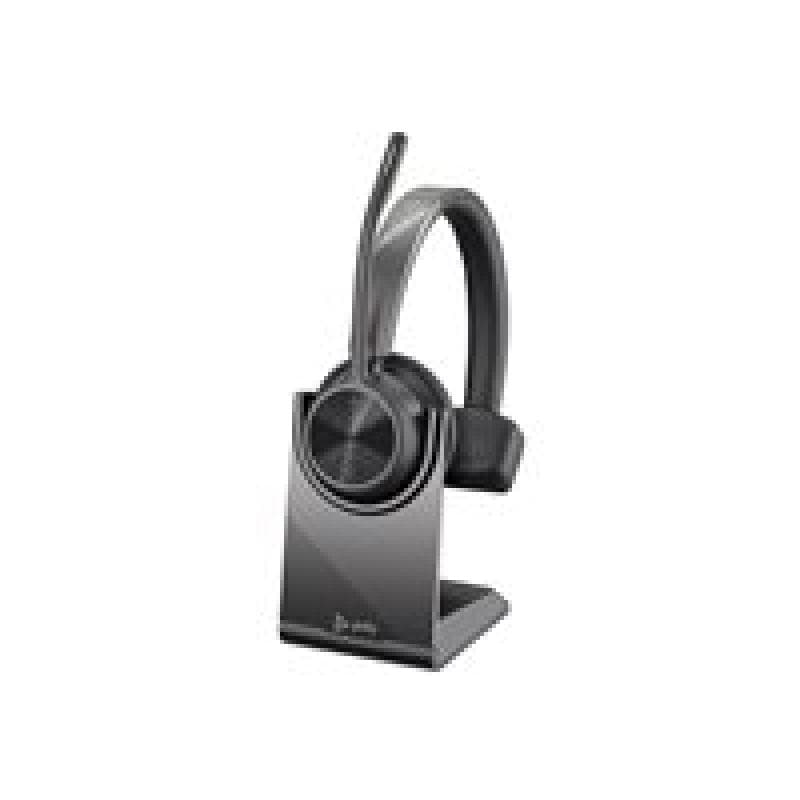 POLY BT Headset Voyager 4310 UC Mono USB-C mit Stand
