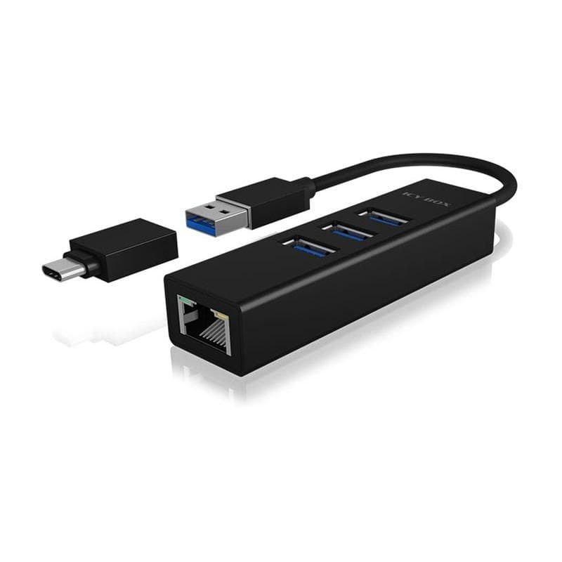 RAIDSONIC Icy Box BOX IB-HUB1419-LAN
