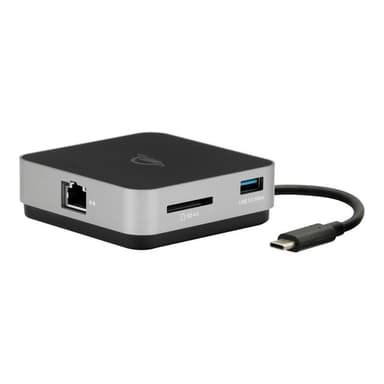 OWC USB-C Travel Dock E gy/bk | 6 Ports, 100W