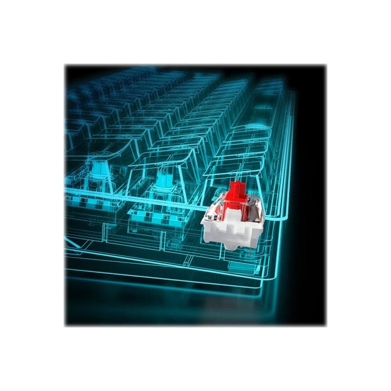 SHARKOON SGK50 S4 wh Kailh Red DE