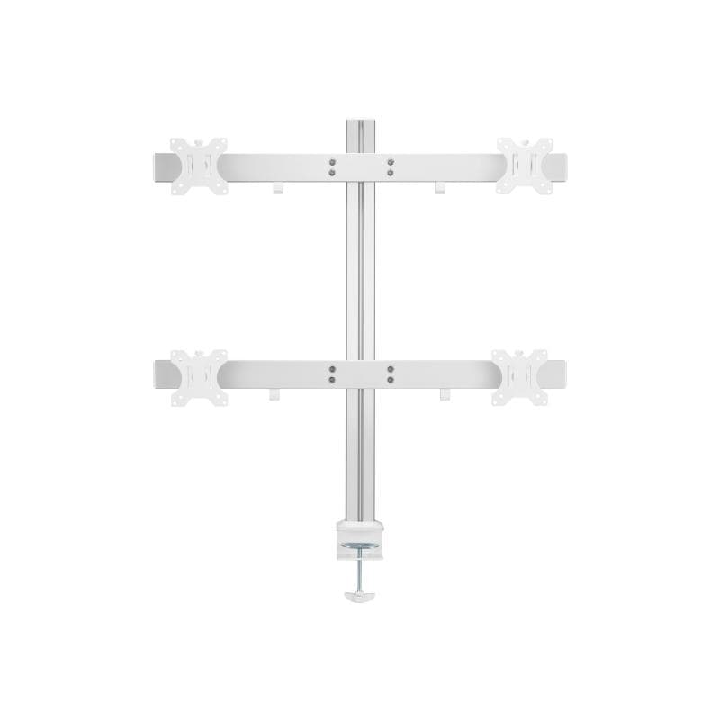 INLINE Aluminium Monitor-Tischhalterung für 4 Monitore bis 32″, 8kg