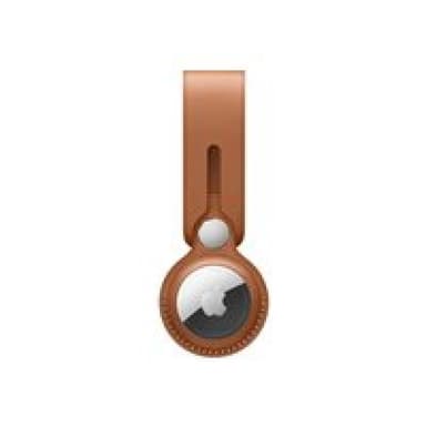 APPLE AirTag Anhänger aus Leder br | sattelbraun