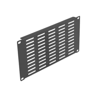 DELOCK 10? Netzwerkschrank Panel mit Lüftungsschlitzen horizontal 3 HE schwarz