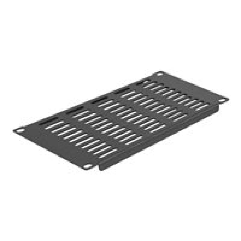 DELOCK 10? Netzwerkschrank Panel mit Lüftungsschlitzen horizontal 3 HE schwarz
