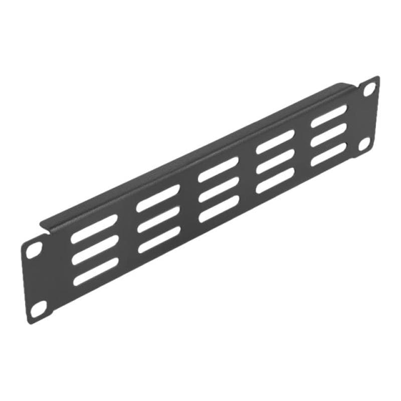 DELOCK 10? Netzwerkschrank Panel mit Lüftungsschlitzen horizontal 1 HE schwarz