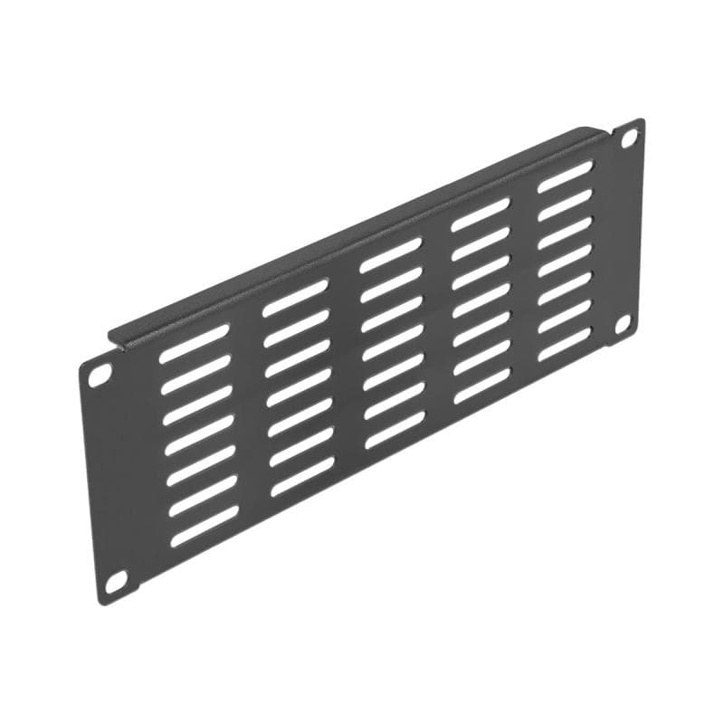 DELOCK 10? Netzwerkschrank Panel mit Lüftungsschlitzen horizontal 2 HE schwarz