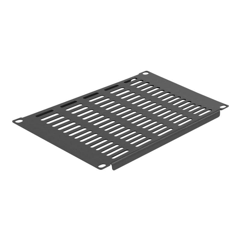 DELOCK 10? Netzwerkschrank Panel mit Lüftungsschlitzen horizontal 4 HE schwarz
