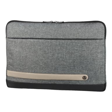 HAMA Laptoptasche Terra Kunstfaser grau