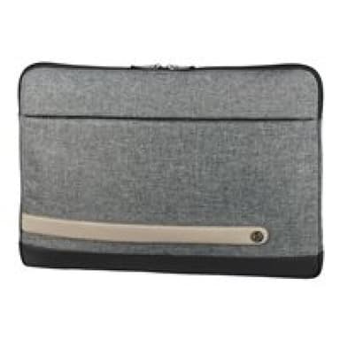 HAMA Laptoptasche Terra Kunstfaser grau