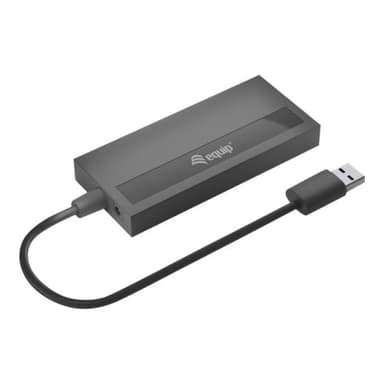 EQUIP USB-Hub 4-Port 2.0  ->1x3.0/3x2.0  0.15m o.Netzteil gr