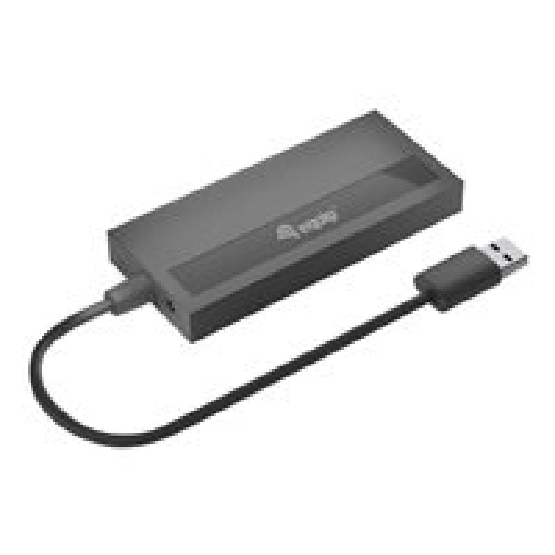 EQUIP USB-Hub 4-Port 2.0  ->1x3.0/3x2.0  0.15m o.Netzteil gr