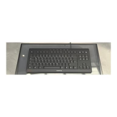 CHERRY TAS STREAM KEYBOARD TKL Corded EU-Layout schwarz