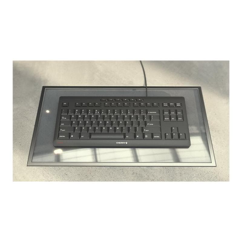 CHERRY TAS STREAM KEYBOARD TKL Corded DE-Layout schwarz