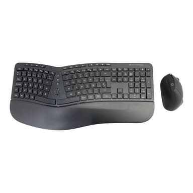 CONCEPTRONIC Wireless Keyboard+Mouse,ergo,Layout spanisch sw