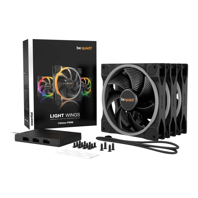 BE QUIET Lüfter be quiet! 140*140*25  Light Wings PWM      Triple-Set