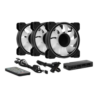 AEROCOOL Lüfter AeroCool Mirage 12 ARGB 120x120x25mm 3erPack