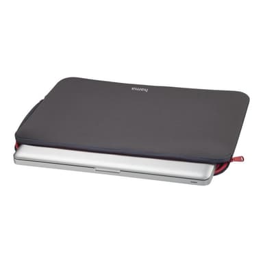 HAMA ″Neoprene″ - Notebook-Hülle - 40 cm (15.6″) - Grau, Rot