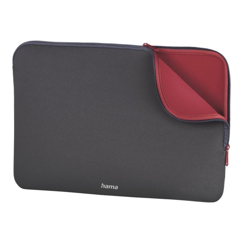 HAMA ″Neoprene″ - Notebook-Hülle - 40 cm (15.6″) - Grau, Rot