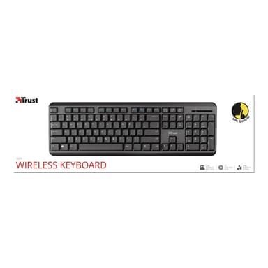 TRUST ODY WIRELESS TASTATUR DE