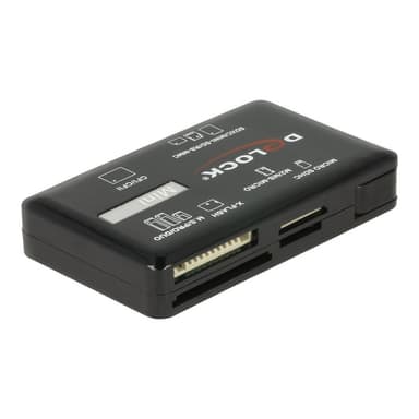 DELOCK SuperSpeed USB Card Reader für CF / SD / Micro SD / MS / M2 / xD Speicherkarten