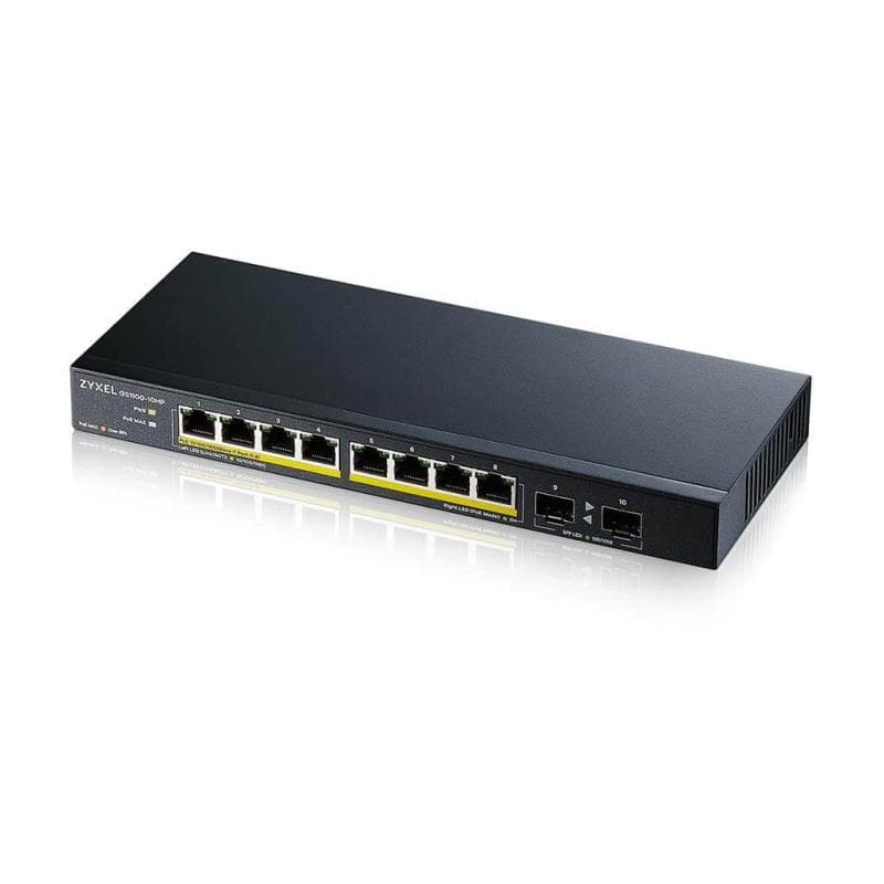 ZYXEL Switch 10x GE GS1100-10HP v2            PoE+
