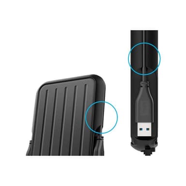 SILICON POWER A66 Shockproof Black 1TB