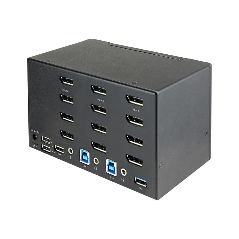 STARTECH.COM 2 Port Quad Monitor DisplayPort KVM Switch