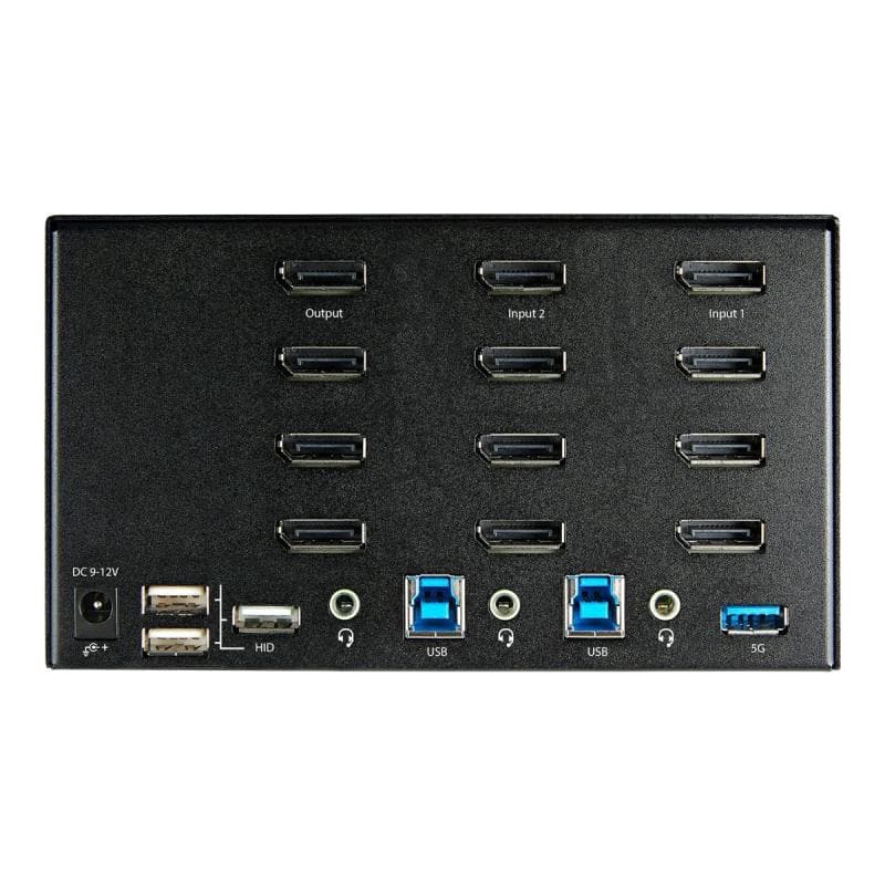 STARTECH.COM 2 Port Quad Monitor DisplayPort KVM Switch