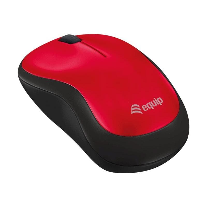 EQUIP Optische Maus kabellos rot mini