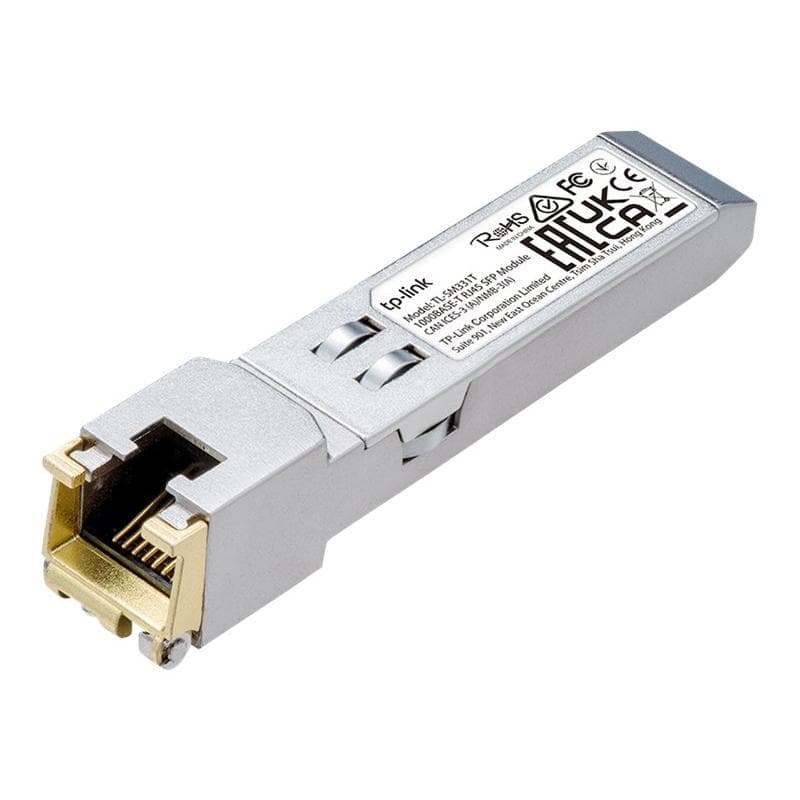 TP-LINK 1000BASE-T RJ45 SFP Module RJ45 Copper Transceiver Up to 100 m Distance