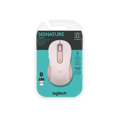 LOGITECH Signature M650 L Wireless Mouse ROSE