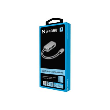 SANDBERG USB-C Multi Card Reader Pro