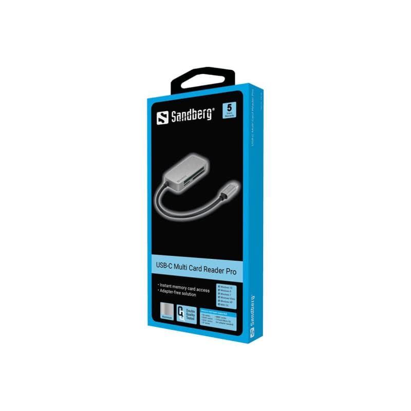 SANDBERG USB-C Multi Card Reader Pro