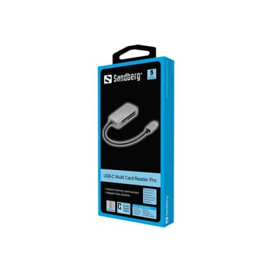 SANDBERG USB-C Multi Card Reader Pro