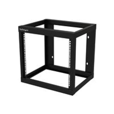 STARTECH.COM 9U 19″ Wall Mount Network Rack 17″ Deep 2 Post Open Frame for Server Room/Data/AV/IT/Co