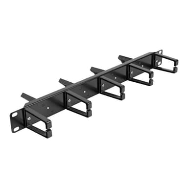 DELOCK 66850 - Kabelmanagementtafel - Schwarz - Metall - Kunststoff - 1U - China - 48,3 cm (19″ ) (6