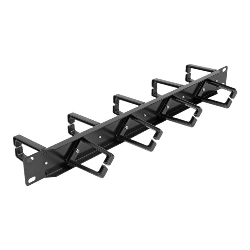 DELOCK 66850 - Kabelmanagementtafel - Schwarz - Metall - Kunststoff - 1U - China - 48,3 cm (19″ ) (6