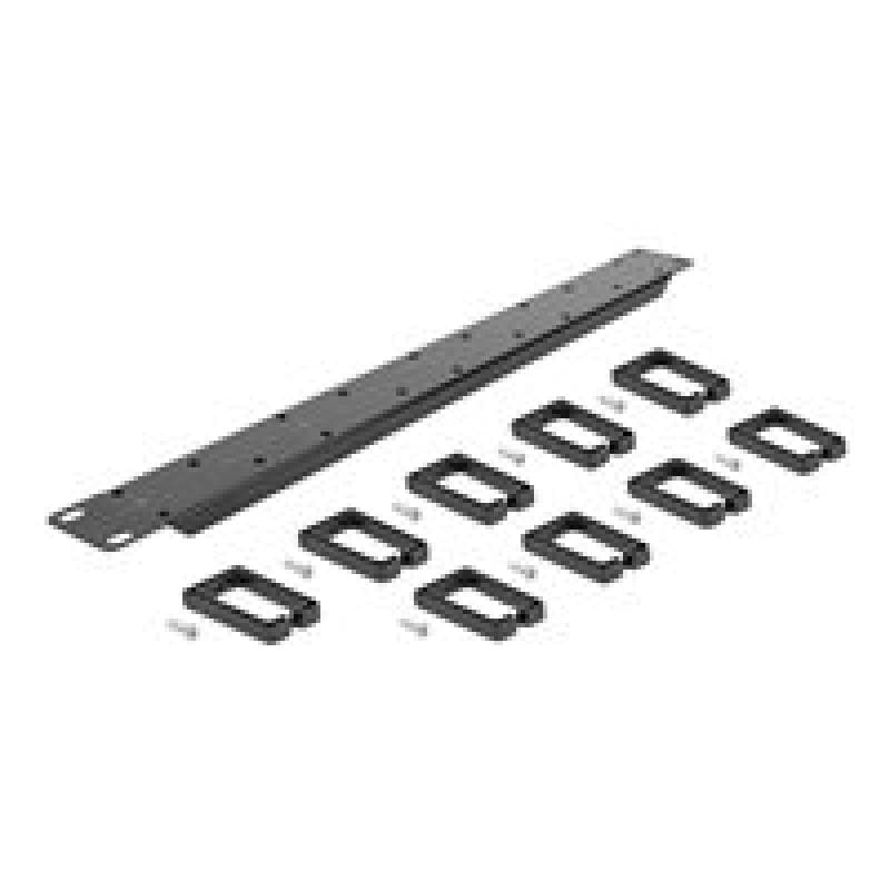 DELOCK 66850 - Kabelmanagementtafel - Schwarz - Metall - Kunststoff - 1U - China - 48,3 cm (19″ ) (6