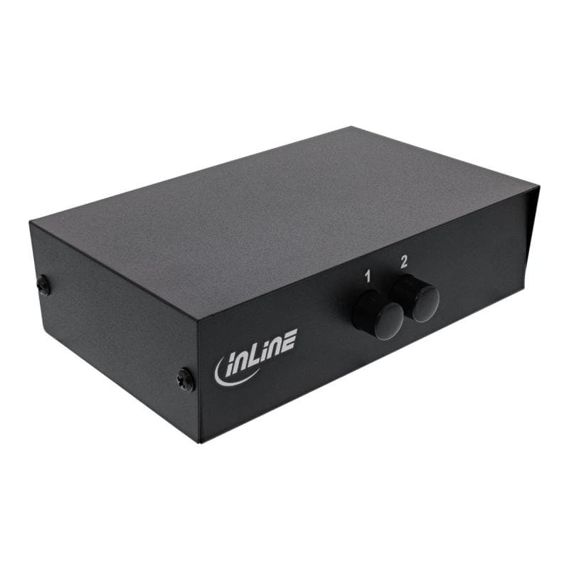INLINE AV Umschalter manuell 2-port, 3x Cinch IN/OUT