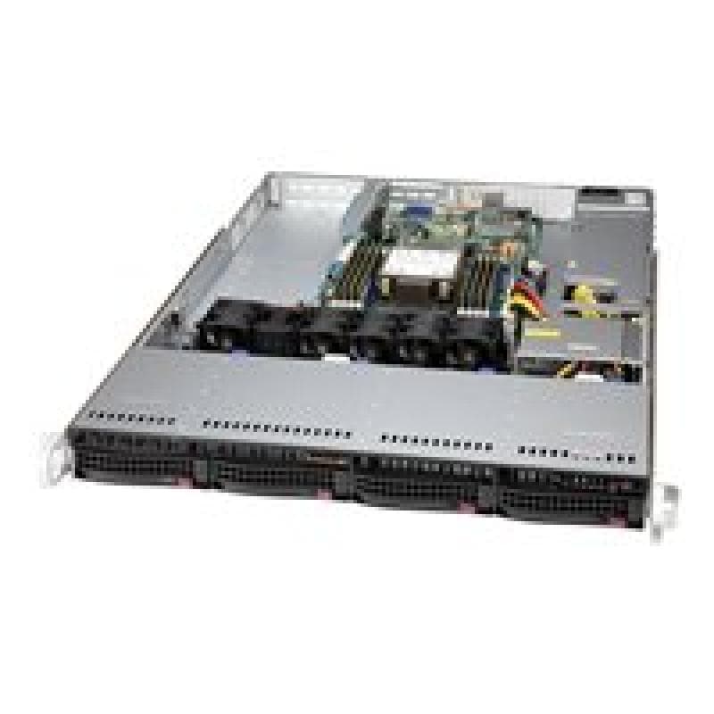 SUPERMICRO Server Geh Super Micro 1U/1x600W/4x3.5″  815TQC4-605WB2