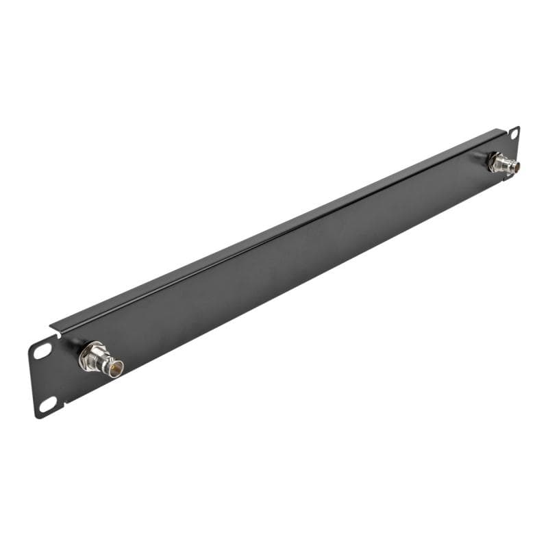 DELOCK 19? Panel mit 2 x BNC Buchse 1 HE schwarz