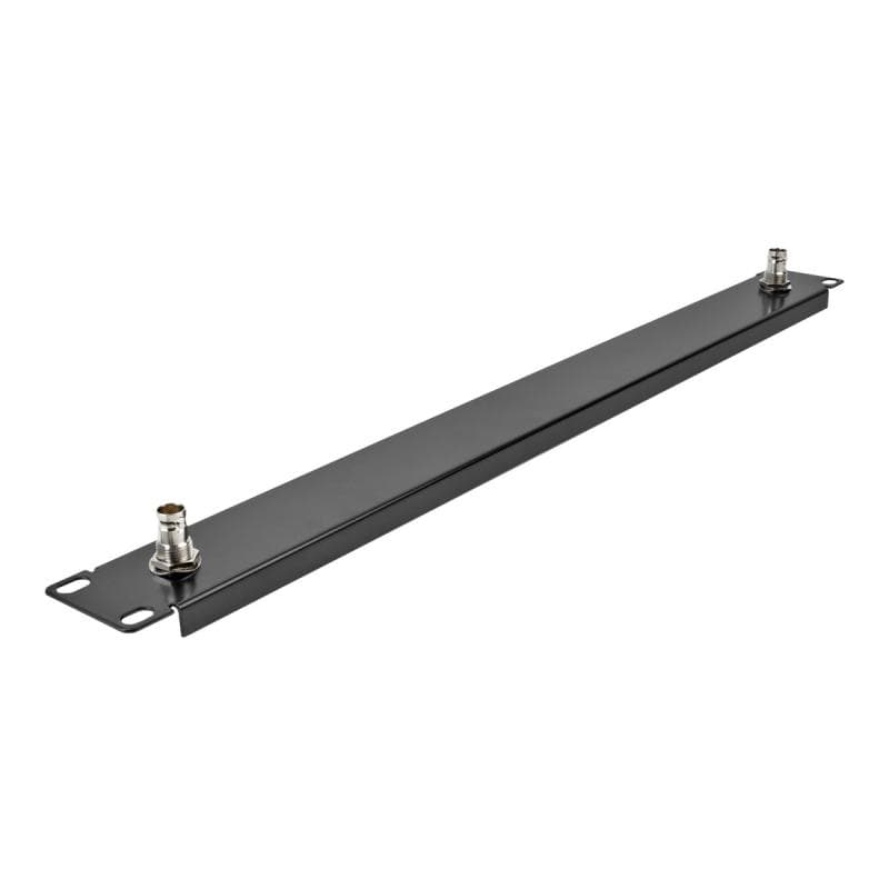 DELOCK 19? Panel mit 2 x BNC Buchse 1 HE schwarz