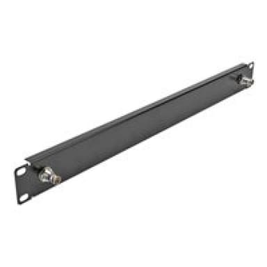 DELOCK 19? Panel mit 2 x BNC Buchse 1 HE schwarz